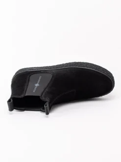 Canada Snow - Mount Verm - Svarta ullfodrade boots i mocka