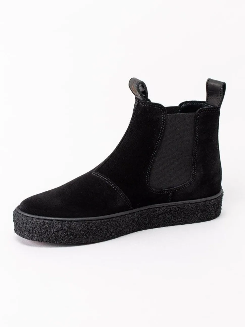 Canada Snow - Mount Verm - Svarta ullfodrade boots i mocka
