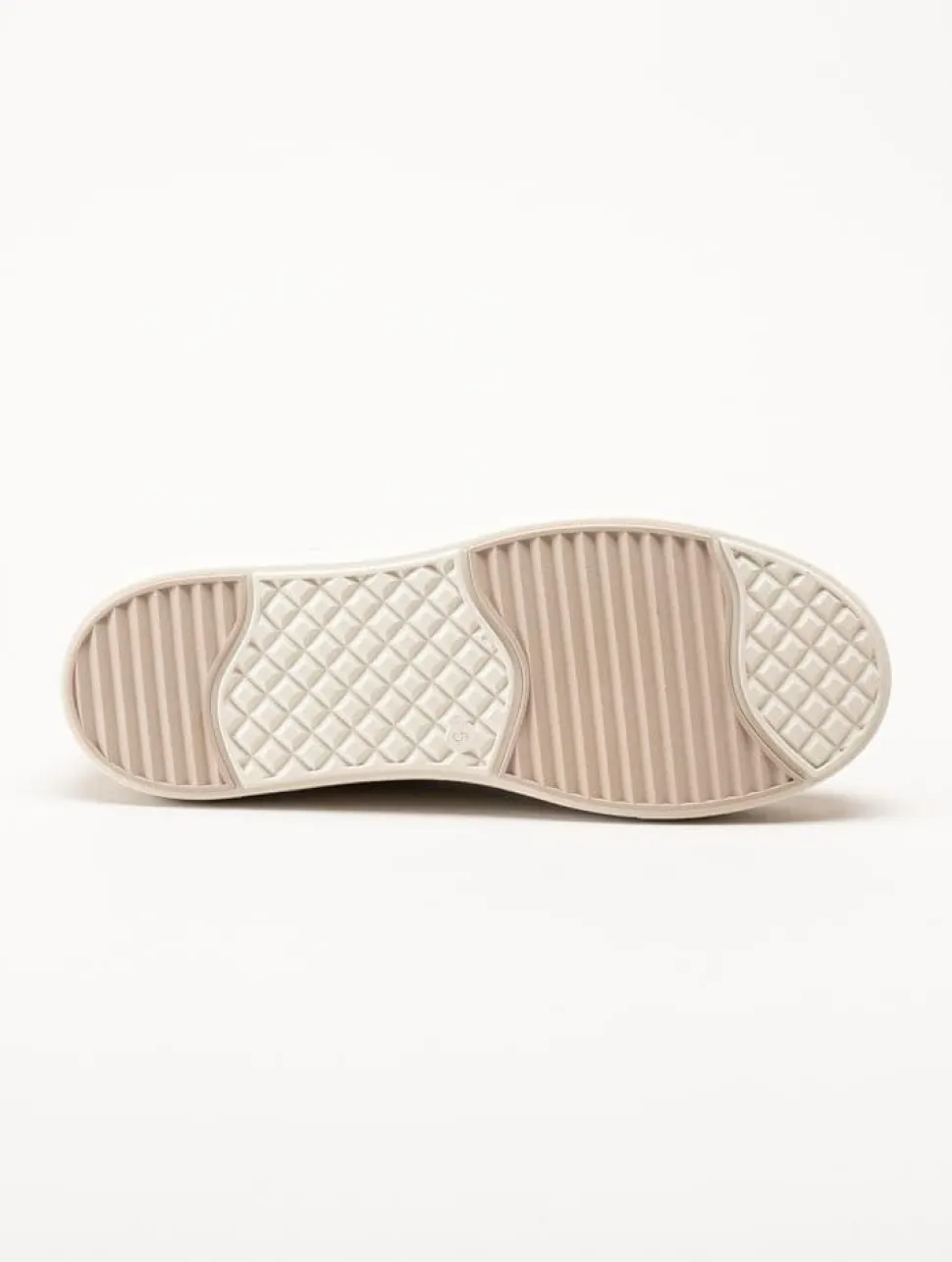 Caprice - Beige sneakers i mocka