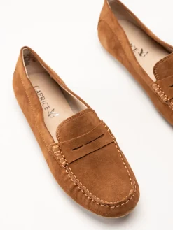 Caprice - Bruna loafers i mocka