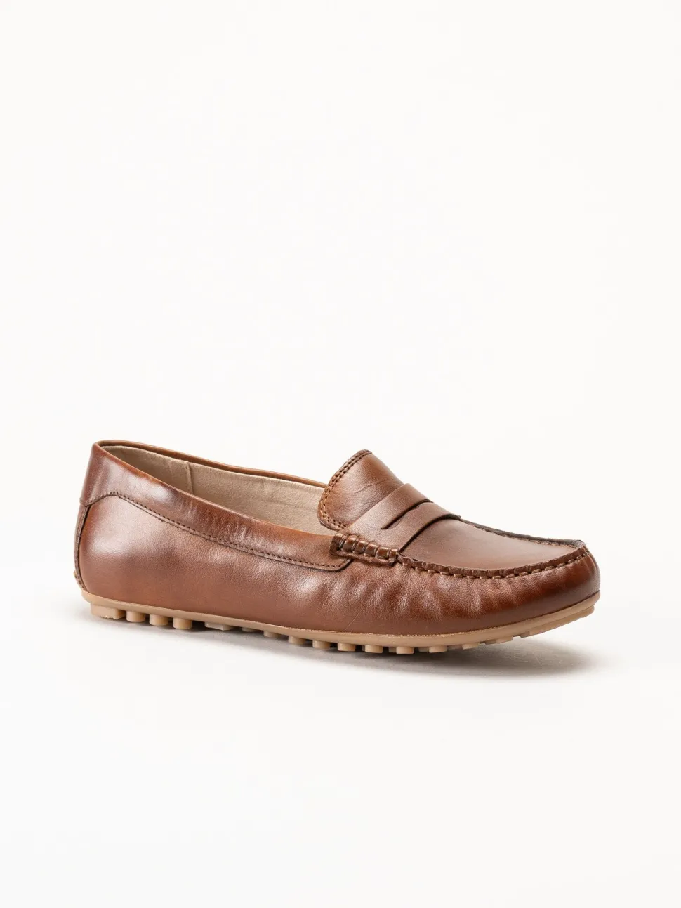 Caprice - Bruna loafers i skinn