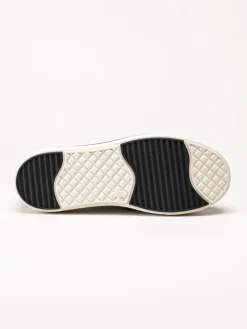 Caprice - Svarta loafers i skinn