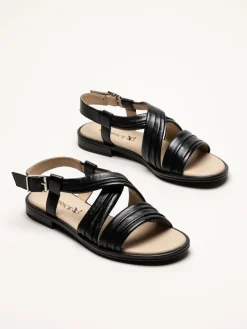 Caprice - Svarta sandaler