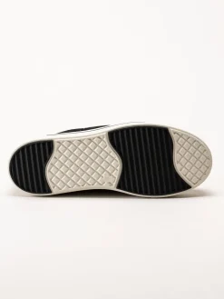 Caprice - Svarta sneakers i mocka