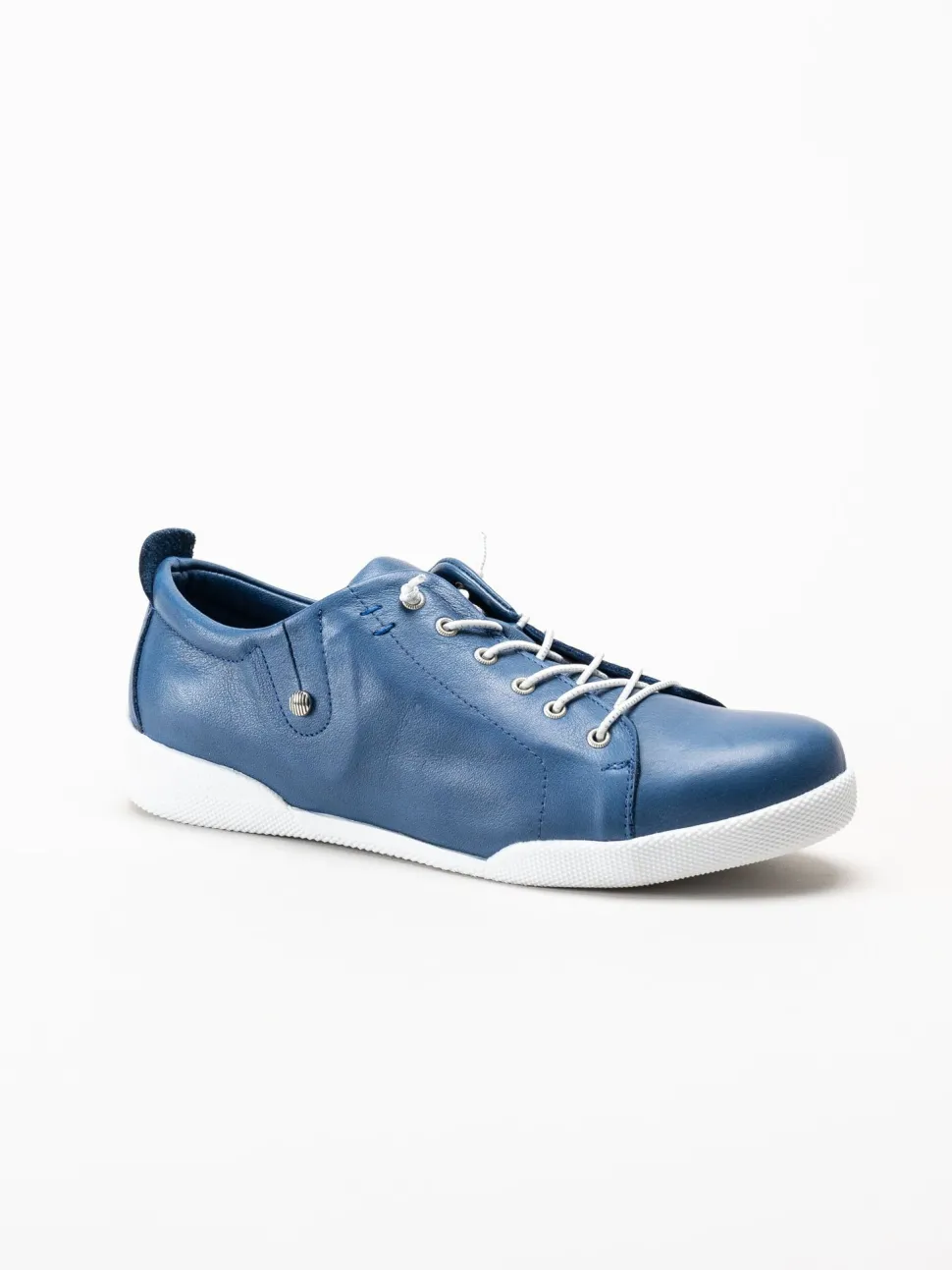 Charlotte of Sweden - Blå sneakers i skinn
