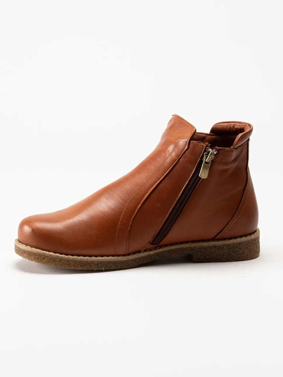 Charlotte of Sweden - Bruna boots i skinn