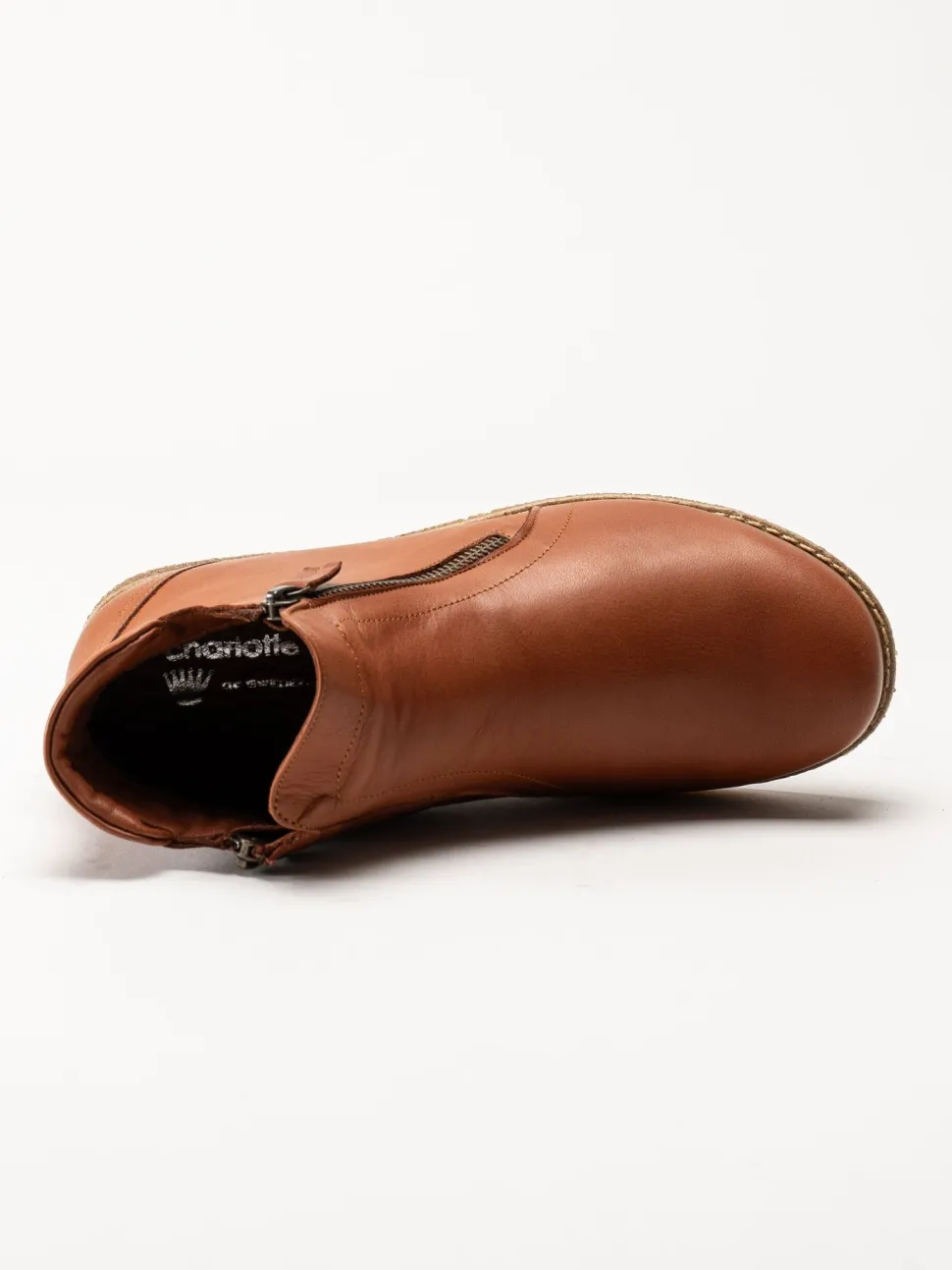 Charlotte of Sweden - Bruna boots i skinn