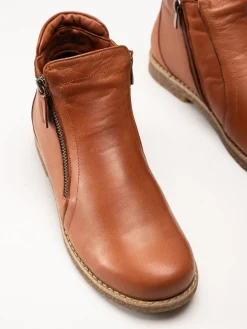 Charlotte of Sweden - Bruna boots i skinn