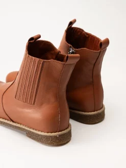 Charlotte of Sweden - Bruna boots i skinn