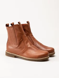 Charlotte of Sweden - Bruna boots i skinn