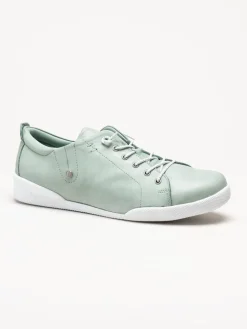 Charlotte of Sweden - Gröna sneakers i skinn