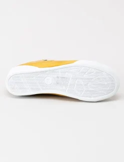Charlotte of Sweden - Gula sneakers i skinn