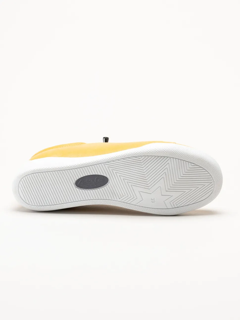 Charlotte of Sweden - Gula sneakers i skinn
