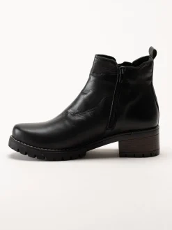 Charlotte of Sweden - Svarta chelsea boots i skinn