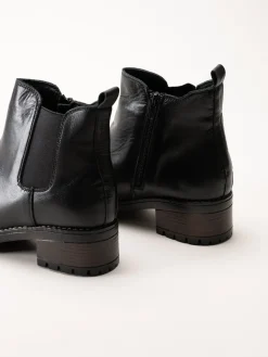Charlotte of Sweden - Svarta chelsea boots i skinn