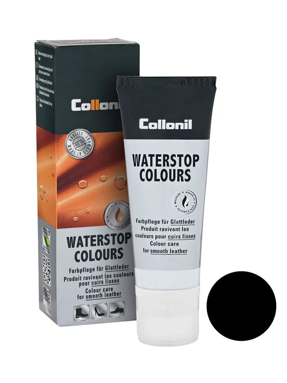 Collonil - Waterstop Colours - Svart skokräm