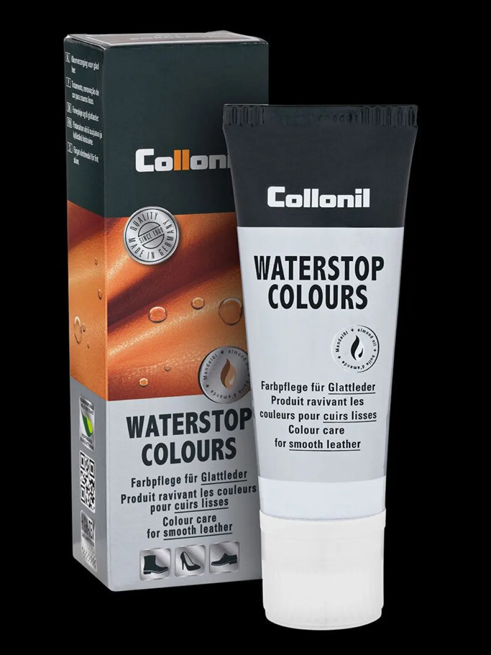 Collonil - Waterstop Colours - Svart skokräm