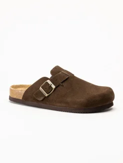 CpH Comfort - Mörkbruna sandaler i mocka
