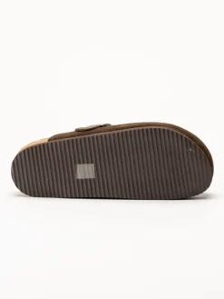 CpH Comfort - Mörkbruna sandaler i mocka