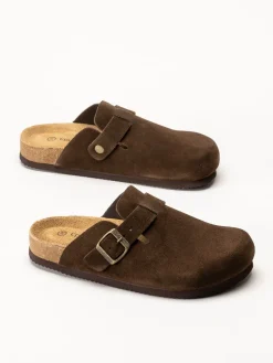 CpH Comfort - Mörkbruna sandaler i mocka