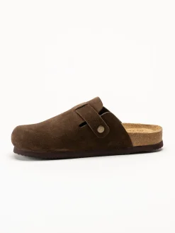 CpH Comfort - Mörkbruna sandaler i mocka