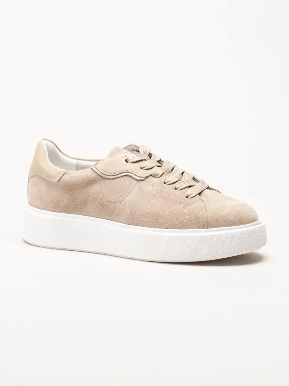Dasia - Ardisia - Beige sneakers i mocka