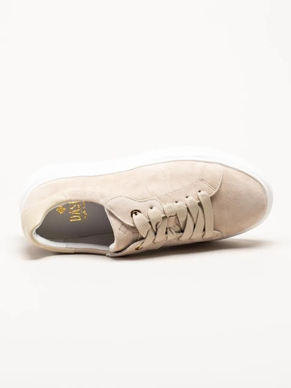 Dasia - Ardisia - Beige sneakers i mocka
