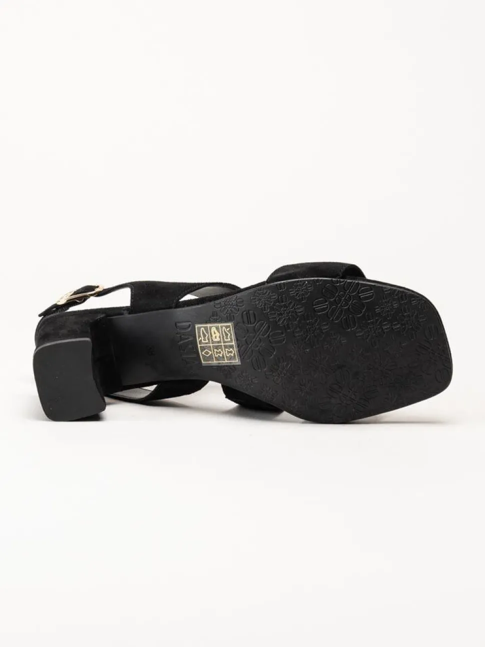Dasia - Ginger - Svarta sandaletter i mocka