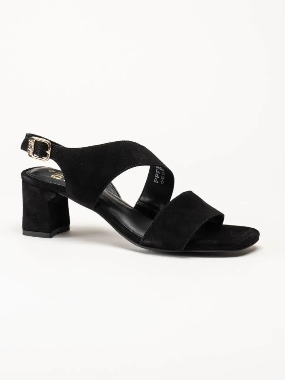 Dasia - Ginger - Svarta sandaletter i mocka