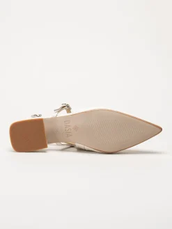 Dasia - Serotina - Offwhite slingback pumps