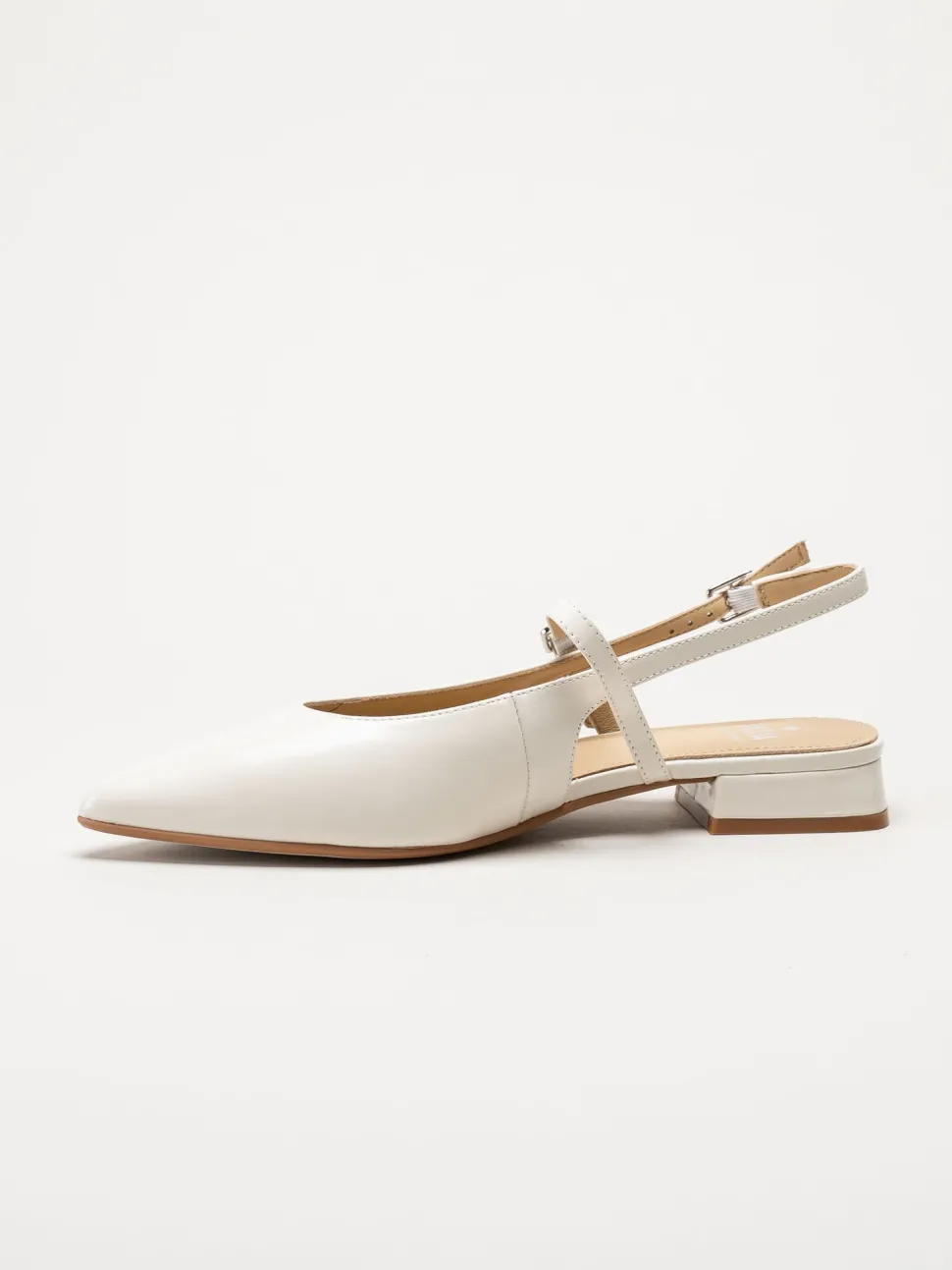 Dasia - Serotina - Offwhite slingback pumps