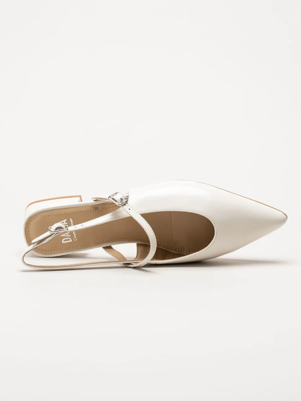 Dasia - Serotina - Offwhite slingback pumps