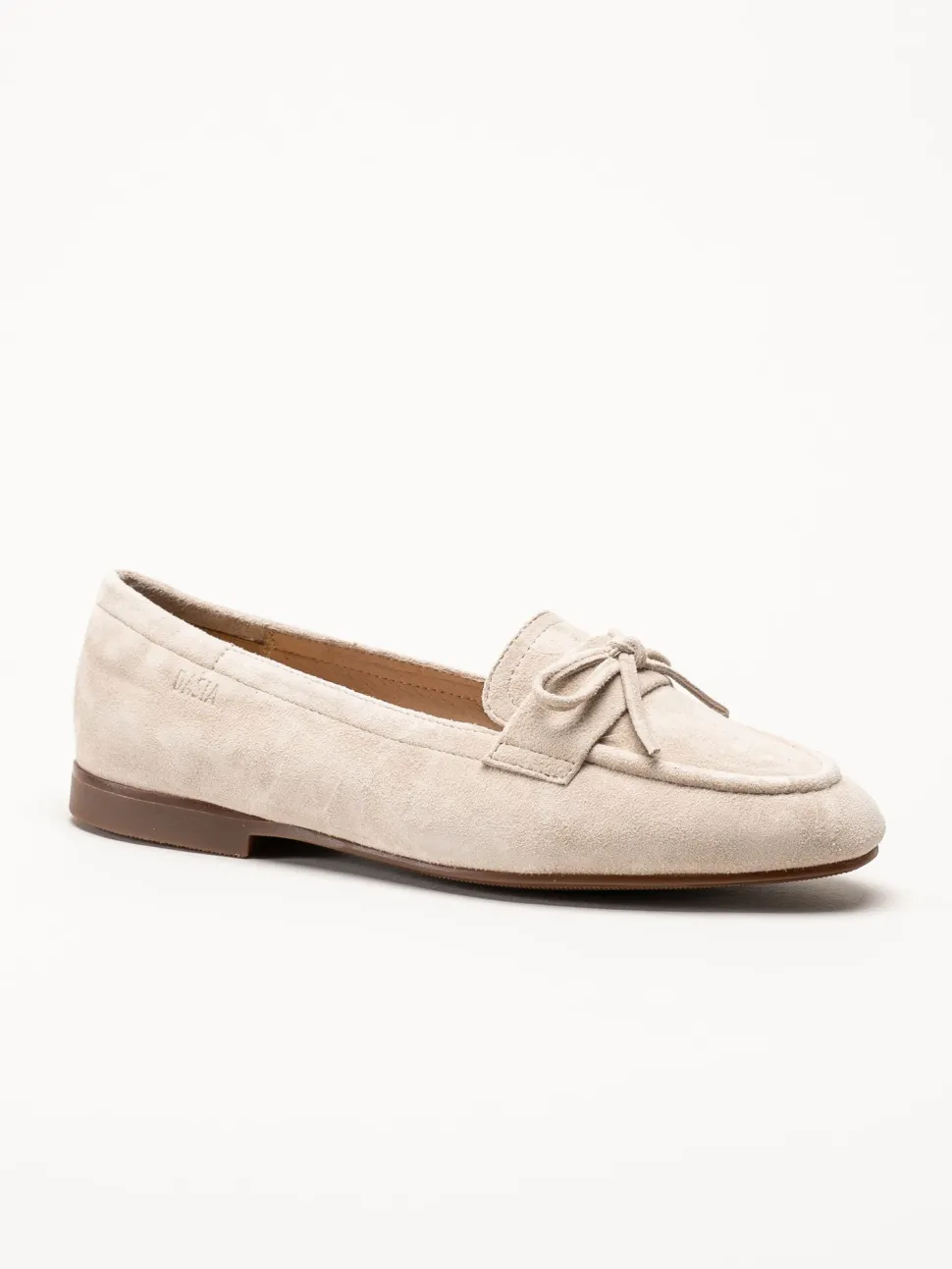 Dasia - Shelly - Beige loafers i mocka