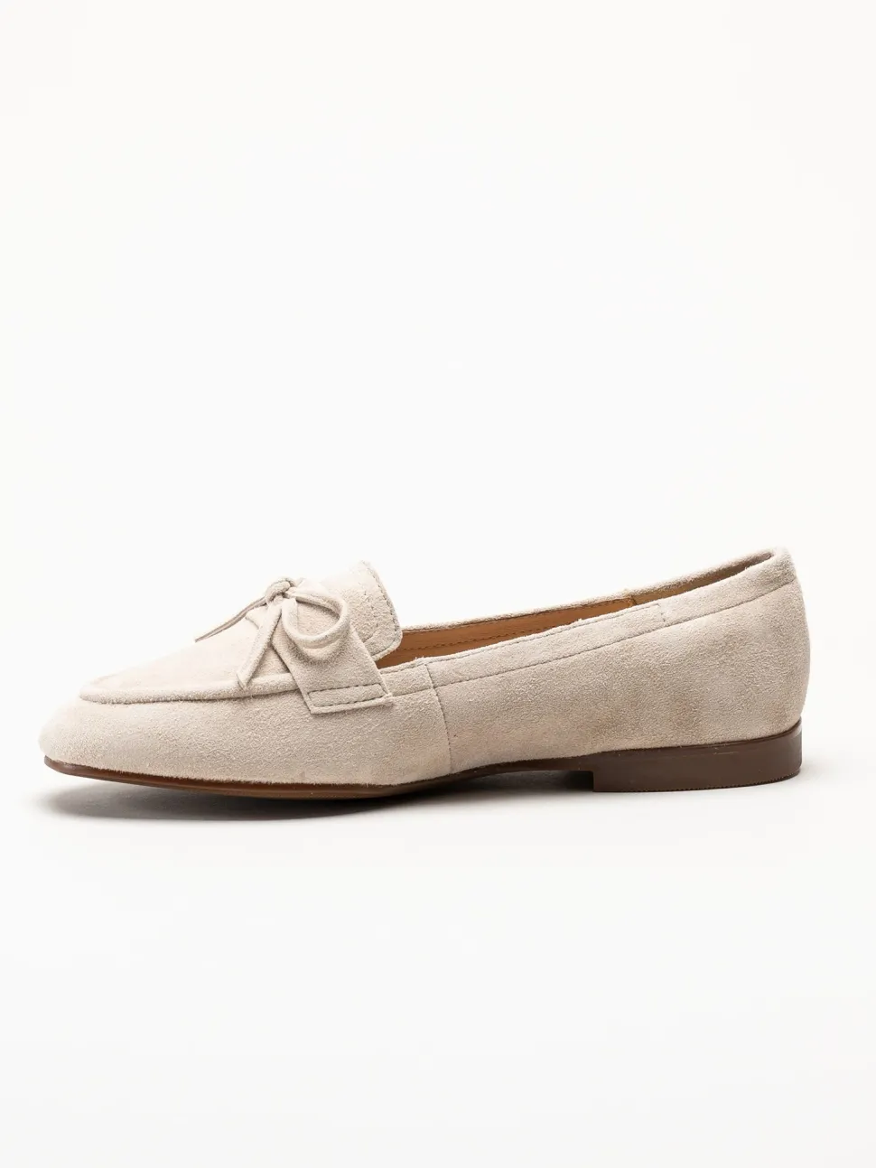 Dasia - Shelly - Beige loafers i mocka