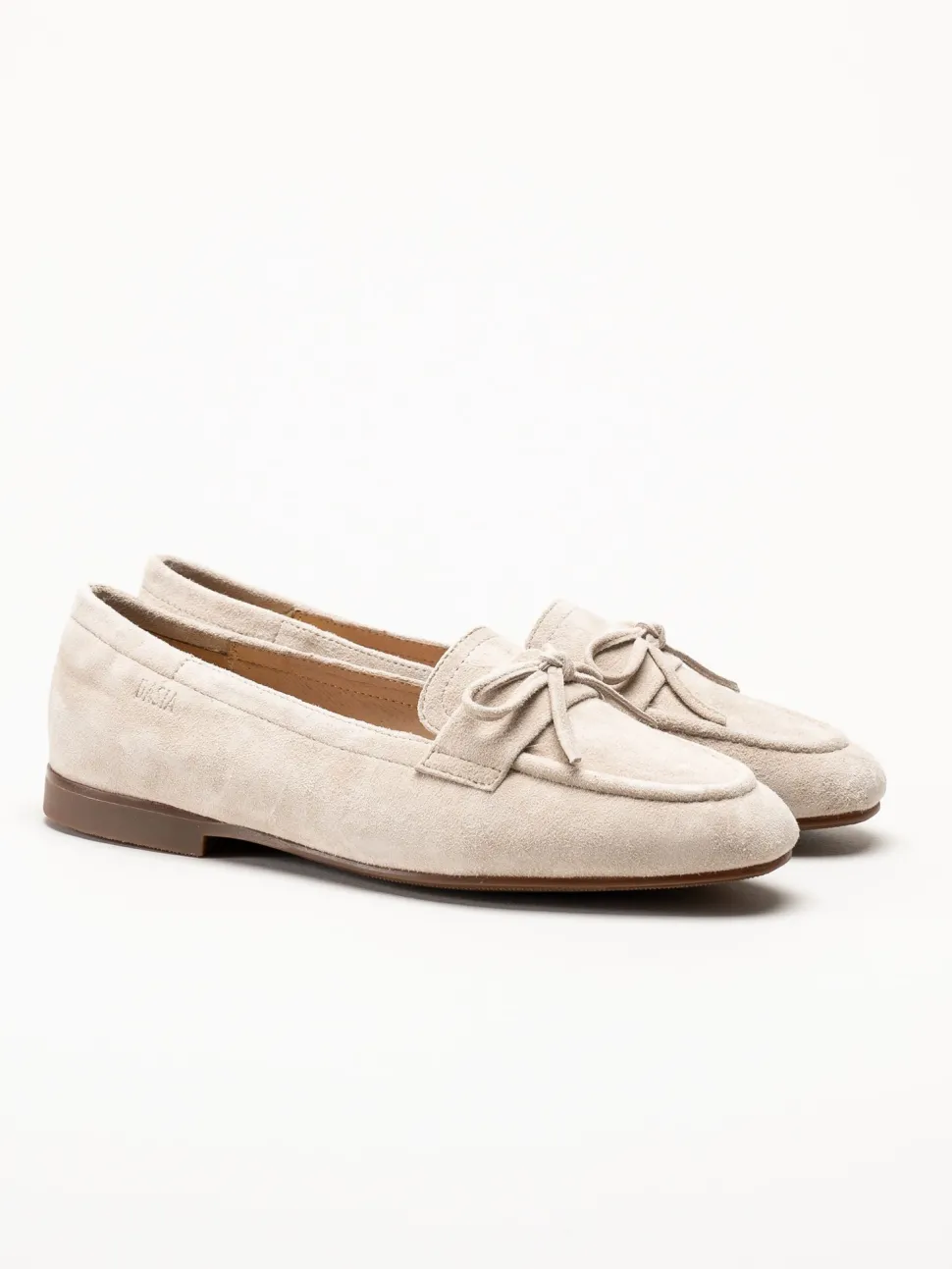 Dasia - Shelly - Beige loafers i mocka