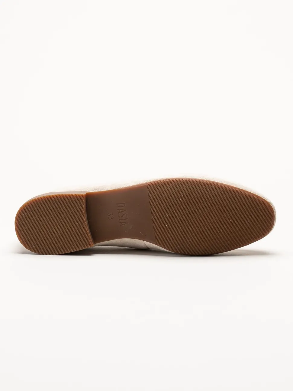 Dasia - Shelly - Beige loafers i mocka