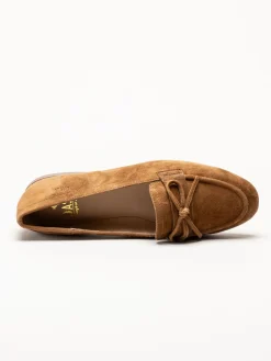 Dasia - Shelly - Bruna loafers i mocka