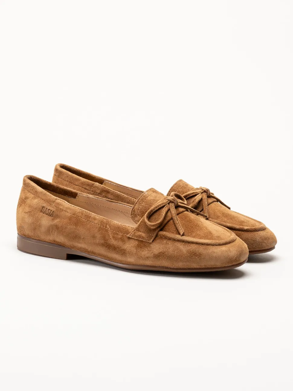 Dasia - Shelly - Bruna loafers i mocka