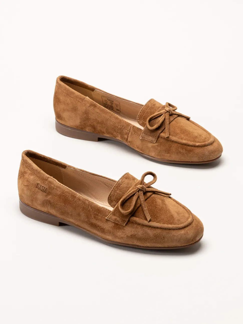 Dasia - Shelly - Bruna loafers i mocka