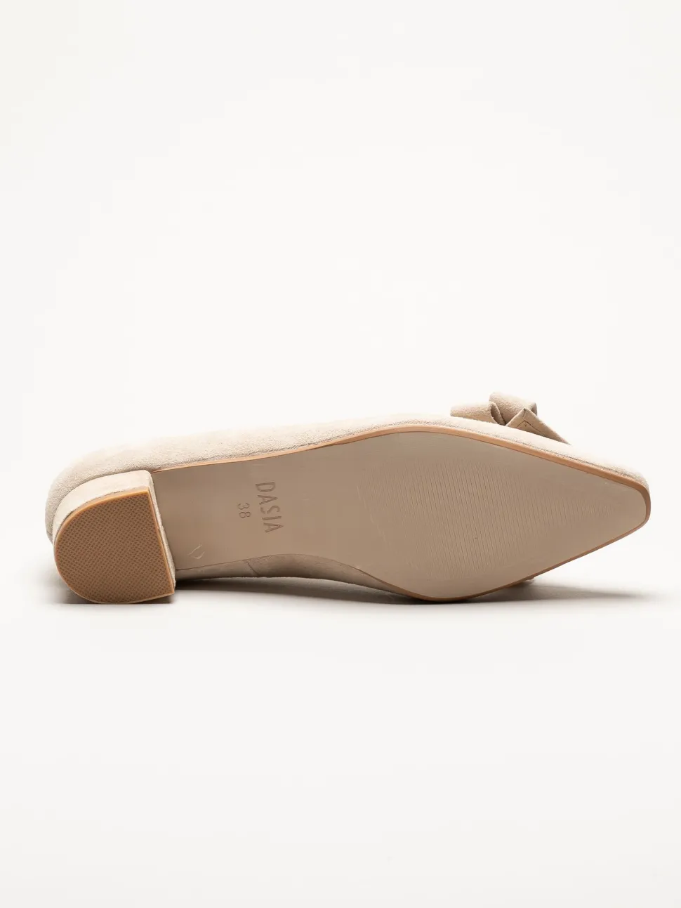Dasia - Verbena - Beige pumps i mocka