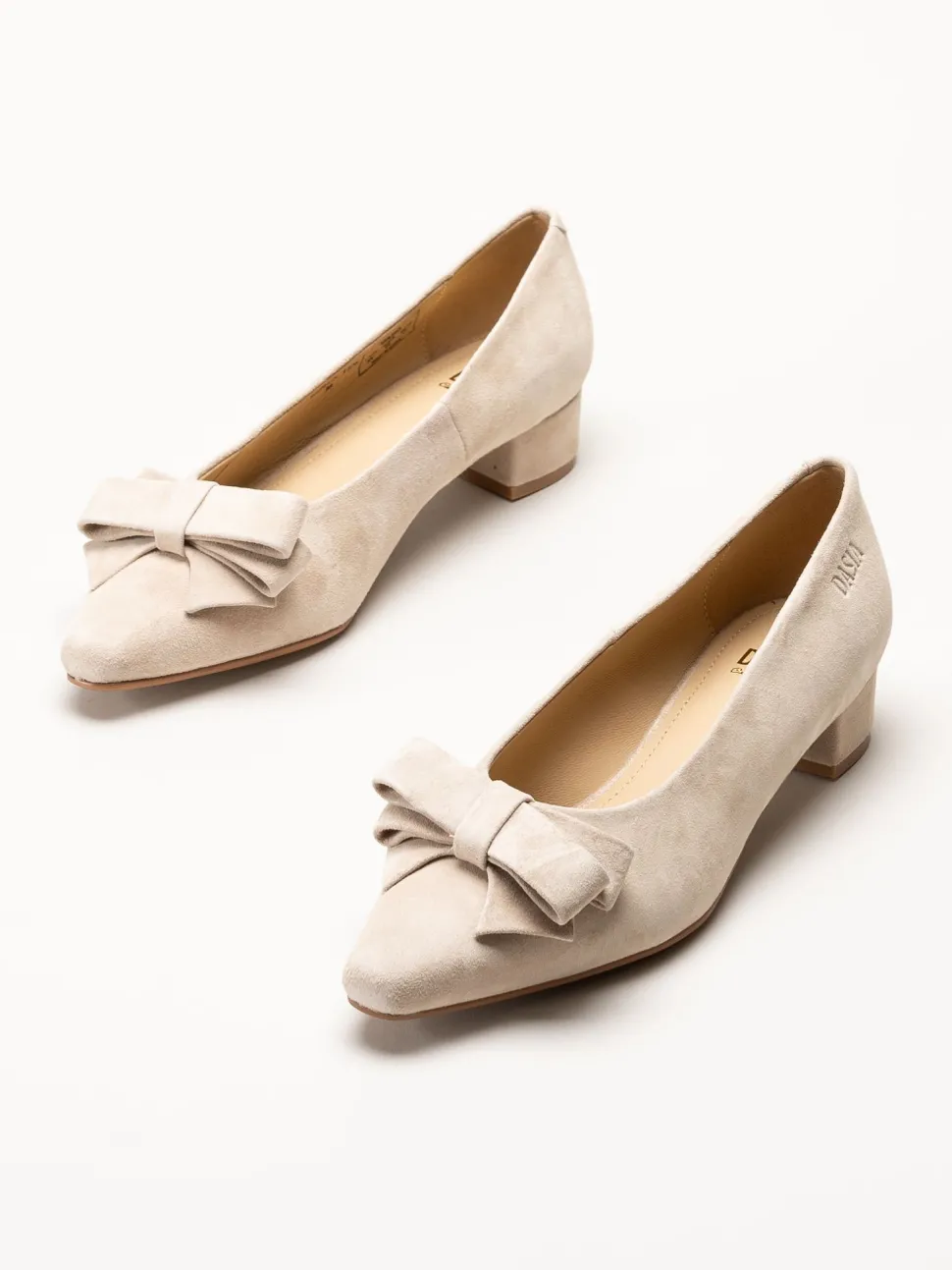 Dasia - Verbena - Beige pumps i mocka