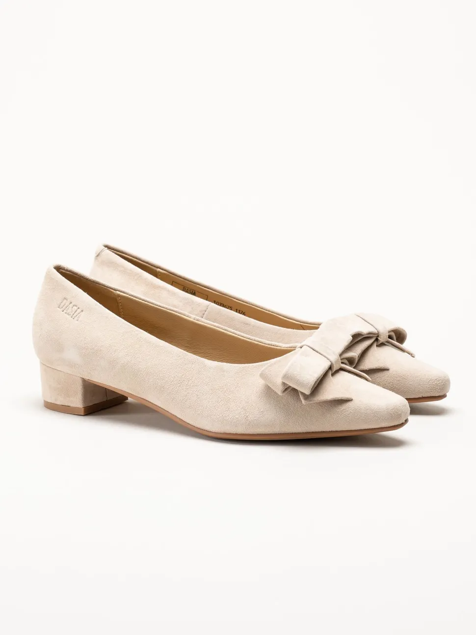 Dasia - Verbena - Beige pumps i mocka