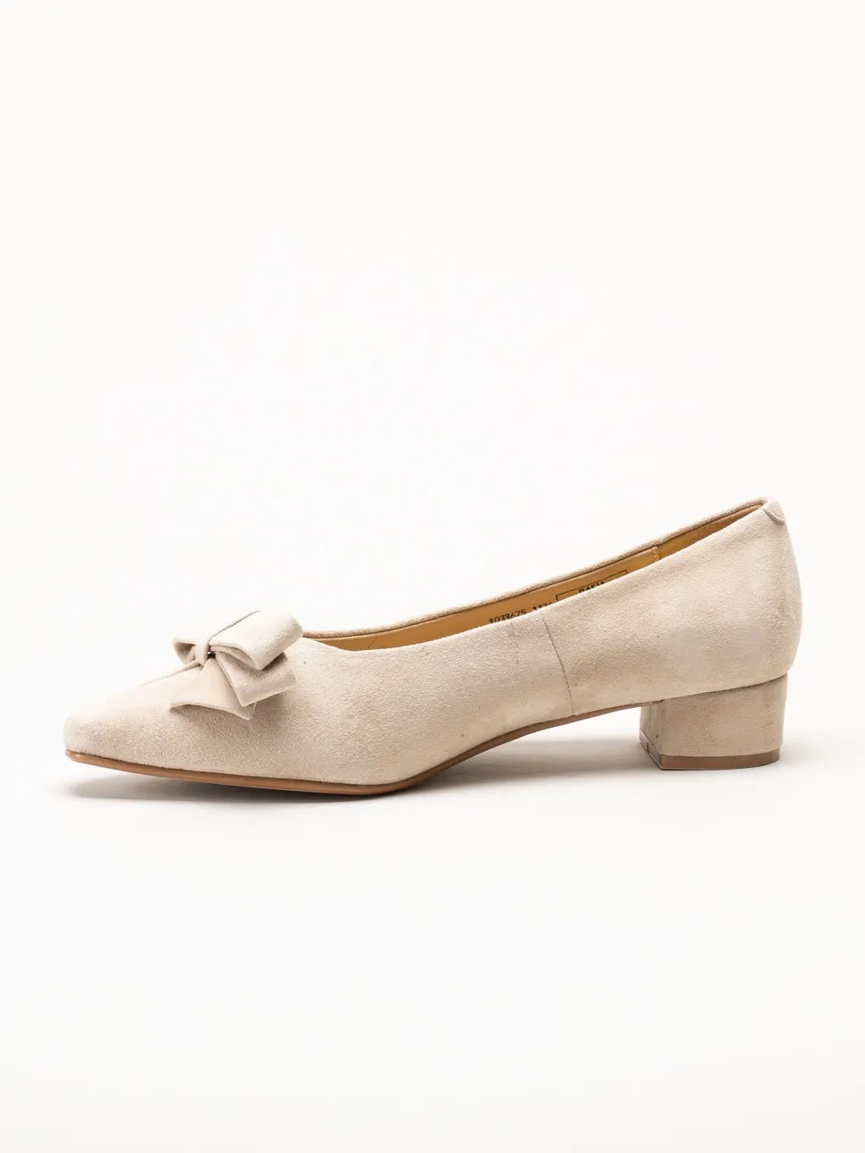 Dasia - Verbena - Beige pumps i mocka
