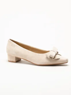 Dasia - Verbena - Beige pumps i mocka