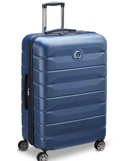 Delsey - Air Armour 77 Expandable - Mörkblå resväska expanderbar