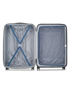 Delsey - Air Armour 77 Expandable - Mörkblå resväska expanderbar
