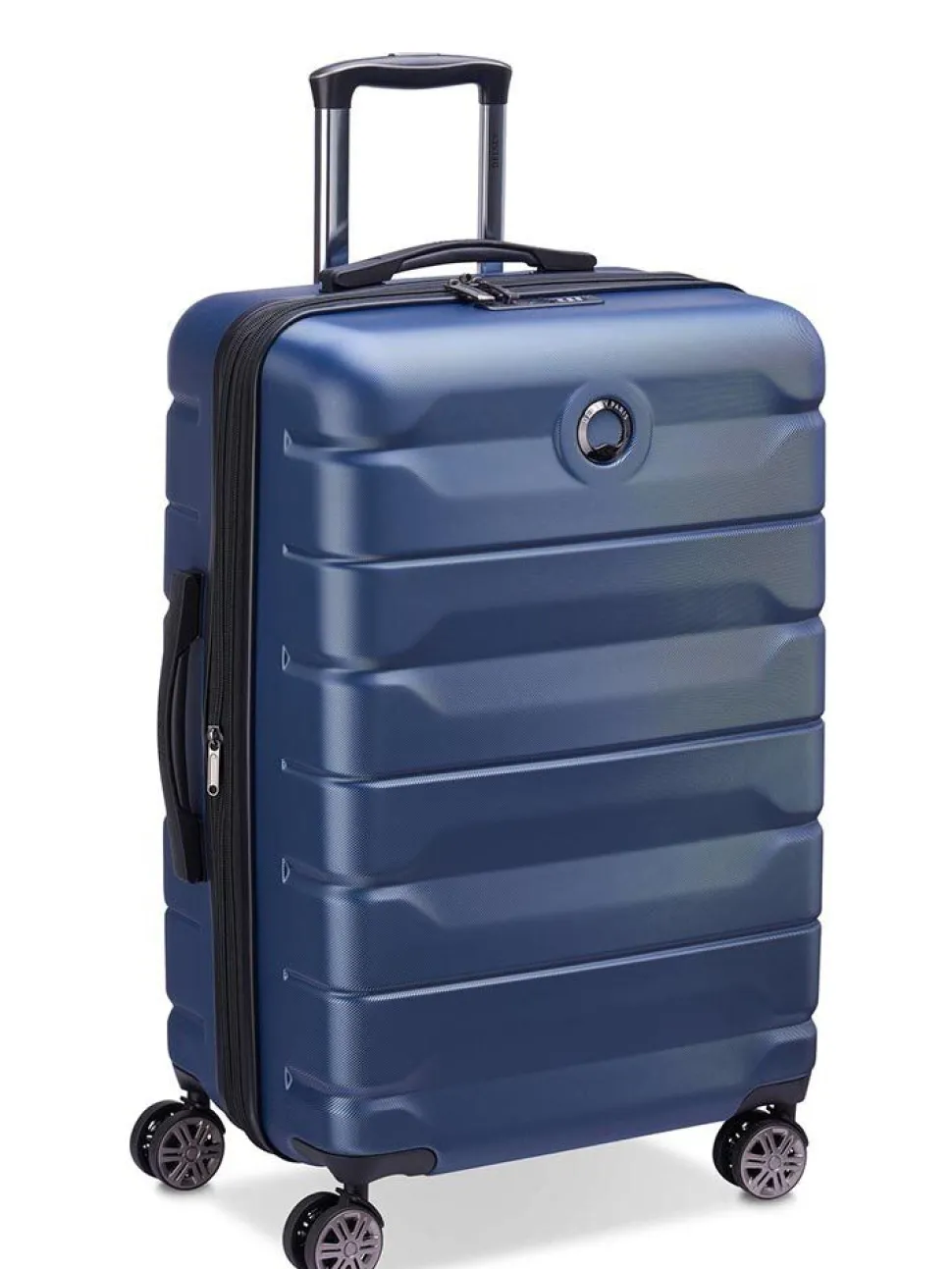 Delsey - Air Armour 68 Expandable - Mörkblå resväska expanderbar