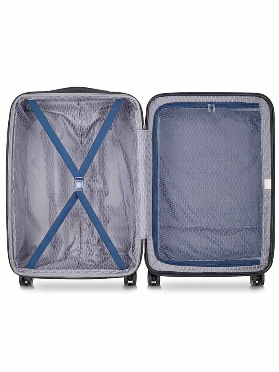 Delsey - Air Armour 68 Expandable - Mörkblå resväska expanderbar
