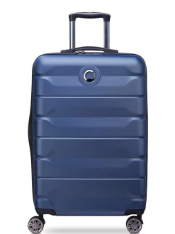 Delsey - Air Armour 68 Expandable - Mörkblå resväska expanderbar