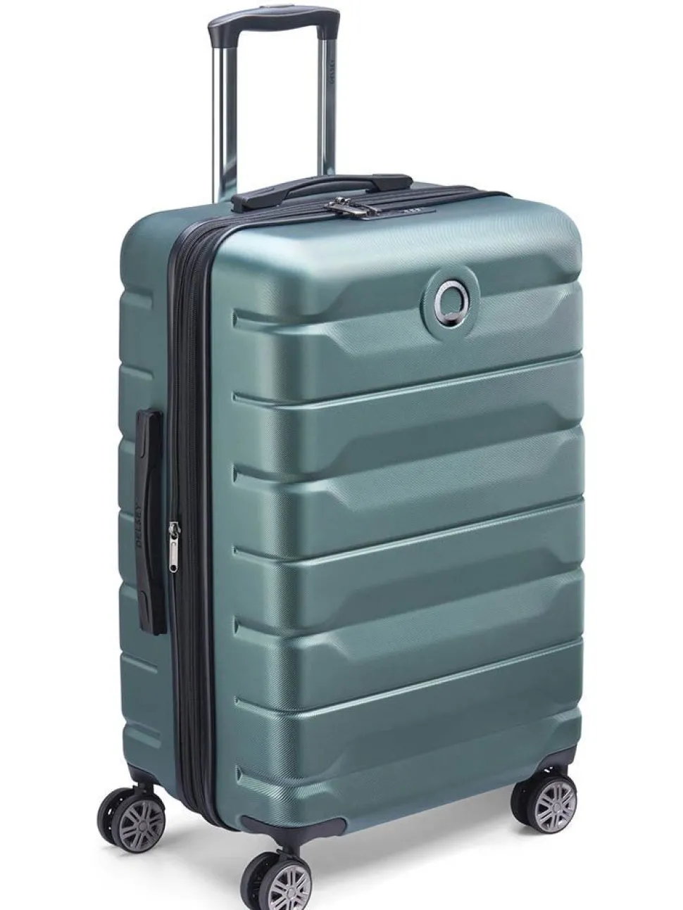 Delsey - Air Armour 68 Expandable - Ljusgrön resväska expanderbar